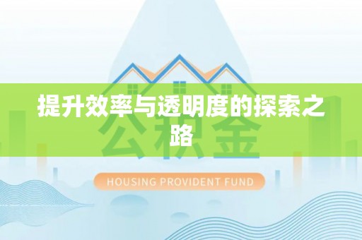 五华提升效率与透明度的探索之路